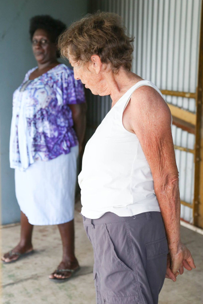 Ann Green in Bougainville