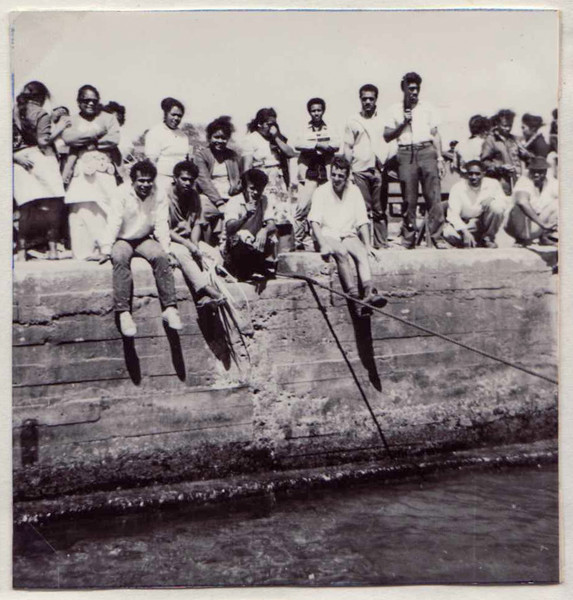 A lot of time was spent waiting at the wharf for boats to arrive with much needed spares and supplies